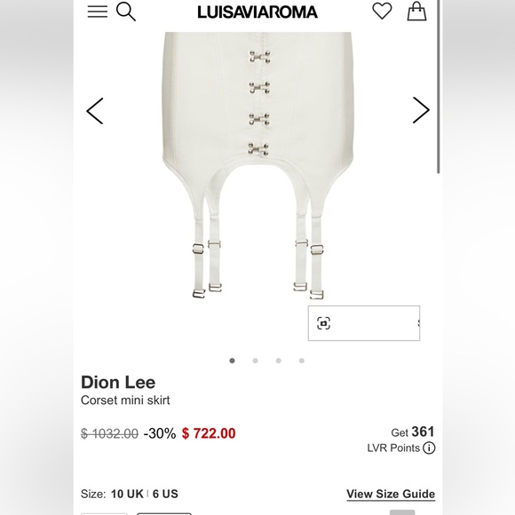 Dion Lee Corset Skirt Organic Cotton NWOT - Picture 16 of 16